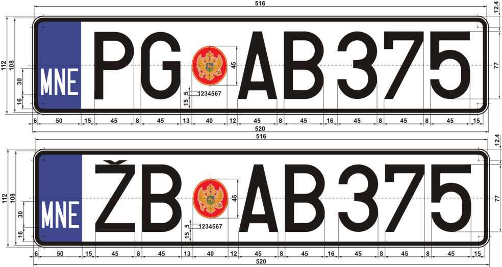 registrarske tablice