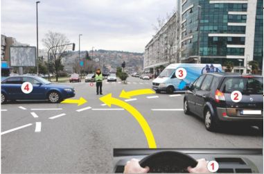 saobraćajnica sa uniformisanim licem